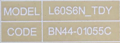 KIT DE TARJETAS PARA TV SAMSUNG / MAIN BN94-16115X / BN41-02852A / BN97-17445F / FUENTE BN44-01055C / L60S6N_TDY / PANEL CY-BT060HGSV1H / DISPLAY BN96-50741A / JE601R3HD1K / MODELO UN60TU7000FXZA UA02 - Imagen 5